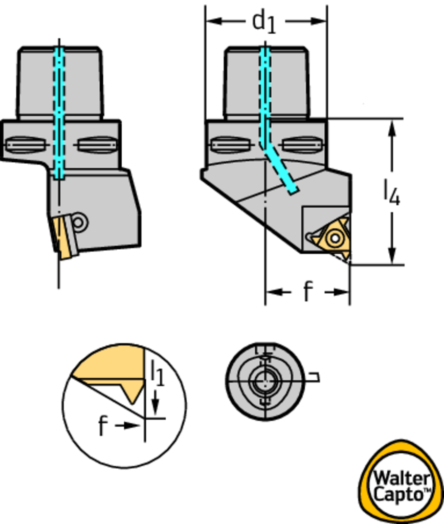 Turning tools – External thread C...-NTS-SE C6-NTS-SER45065-16