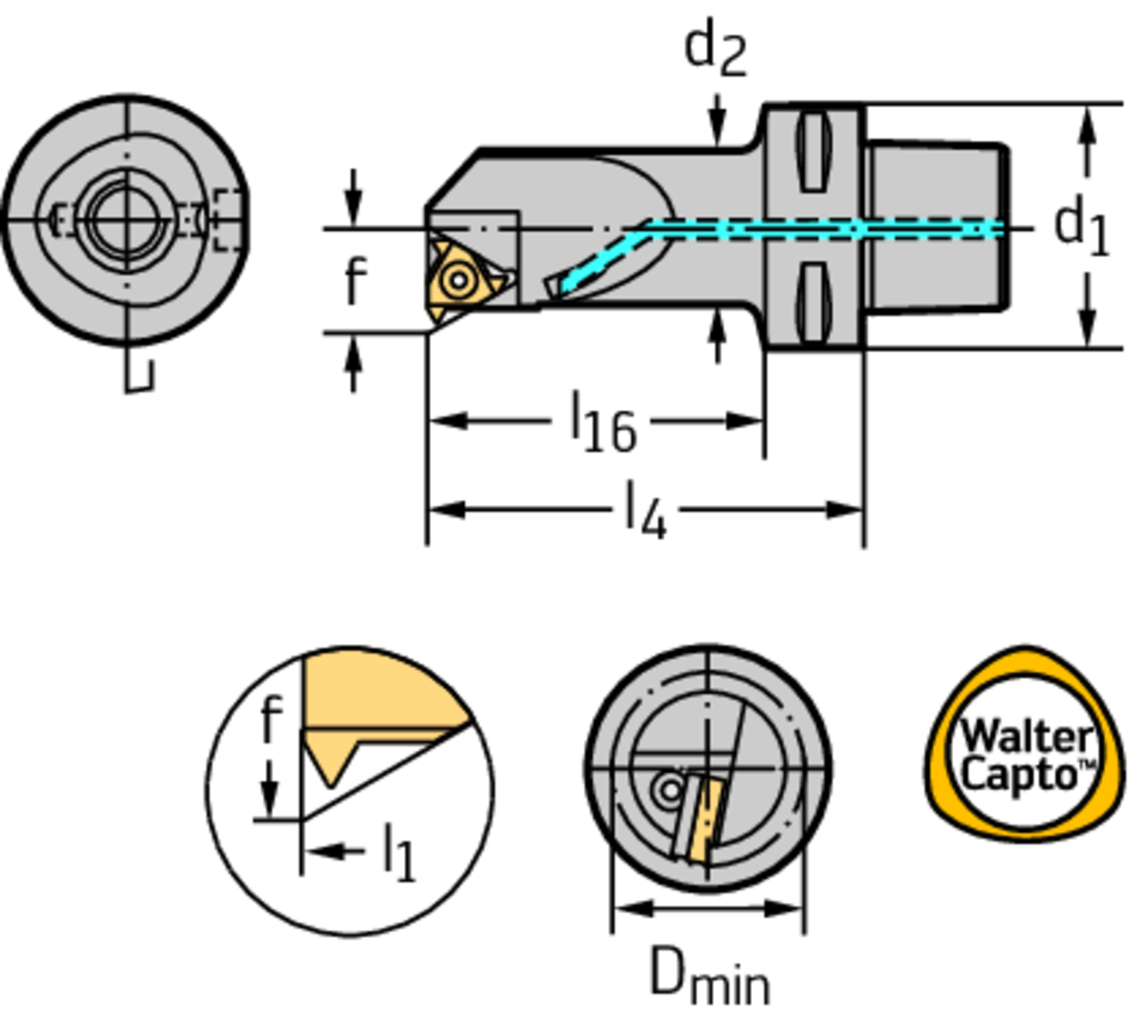 Boring bar – Internal thread C...-NTS-SI C5-NTS-SIR27105-22