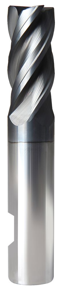 20mm Tuffcut GP Series 4 Flute Vari Helix End Mill with Corner Chamfer and Weldon Shank